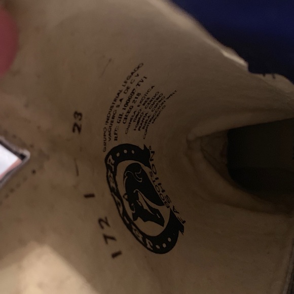 Cobalt Blue cowboy boots - Picture 6 of 7